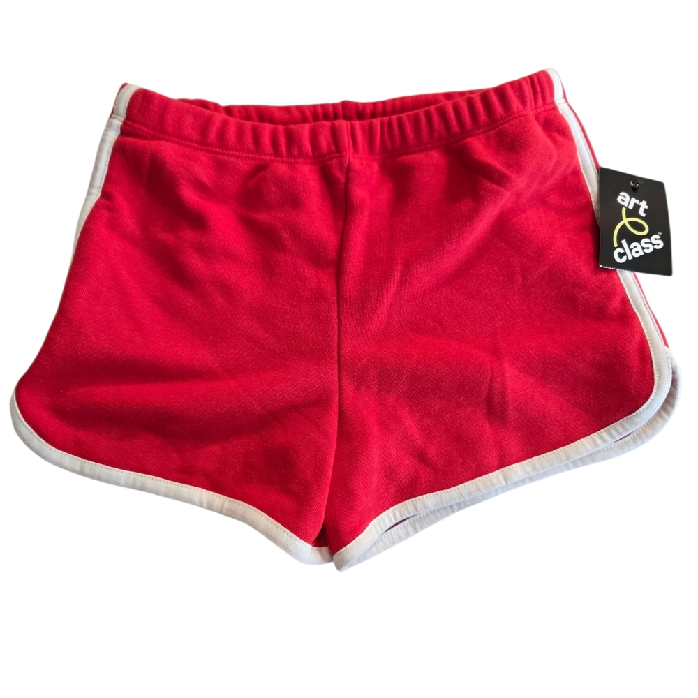 Art Class Girl's Vibrant Red Athletic Shorts- Size M- NWT